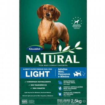 Guabi Natural Light Mini, Pequenos e Médios - 7,5kg